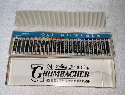 Vintage grumbacher oil - oil, pastels