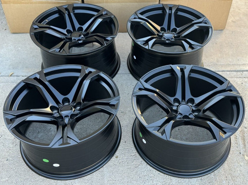 Matte black wheels 20x10 - wheels,