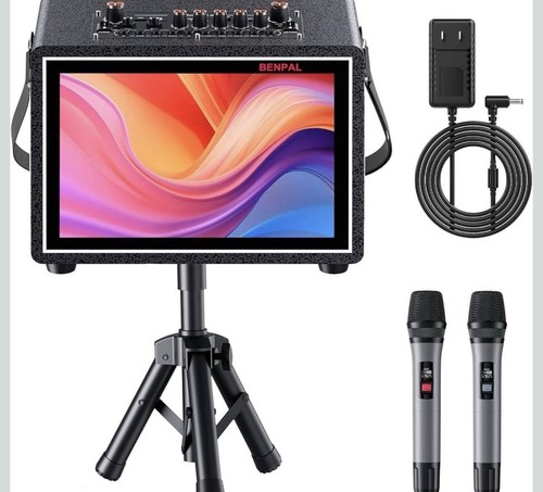 Karaoke machine with lyrics - machine,