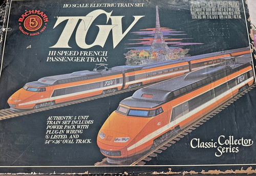 Bachmann tgv french train - french,