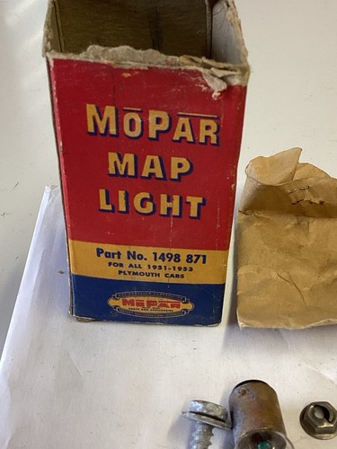 Nos mopar map - map, 1951-53
