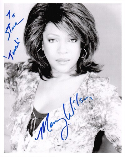 Mary wilson hand signed - hand,