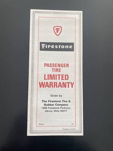 1977 firestone tire owners - tire,