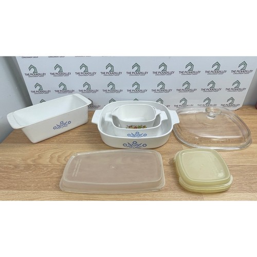Corning ware blue - ware, cornflower