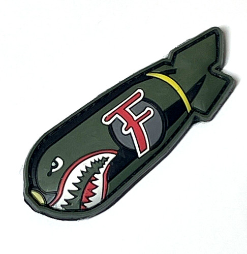 Dropping bomb pvc patch - bomb,