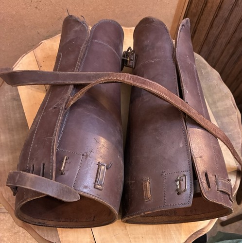Ww1 leather puttees - ww1,