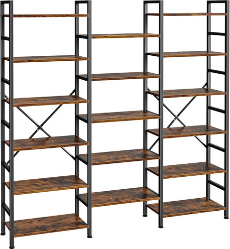 Triple bookshelf bookcase - bookshelf,
