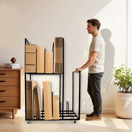Tier cardboard box - 2-tier, stand