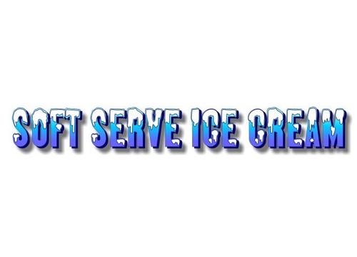 Soft serve ice cream foot - soft,