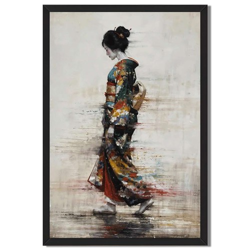 Japanese geisha wall - japanese,
