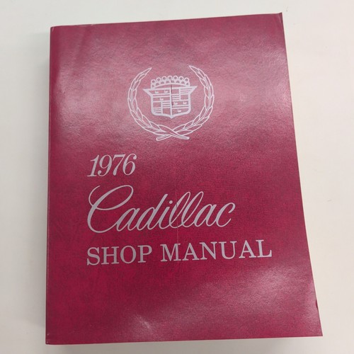 1976 cadillac shop manual - 1976,
