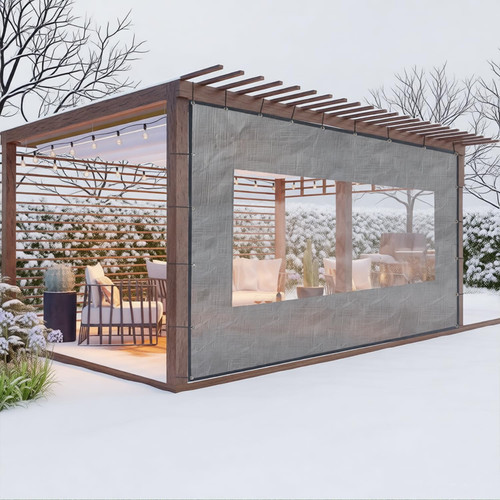 Outdoor clear panel - outdoor, curtain