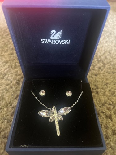 Swarovski crystal necklace and - crystal,