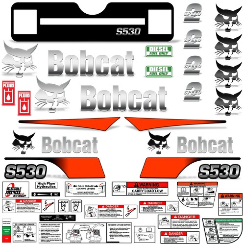 Decal kit fits - decal, bobcat