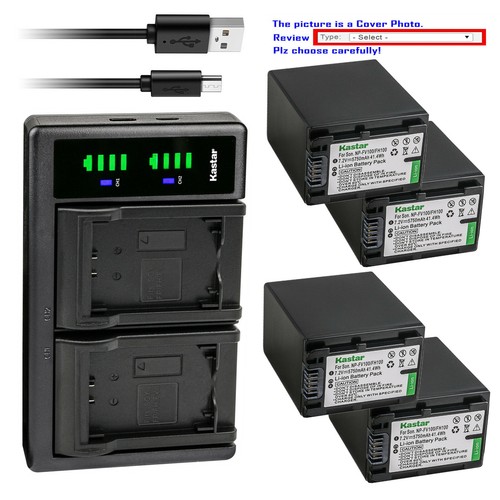Kastar battery lcd dual - battery,