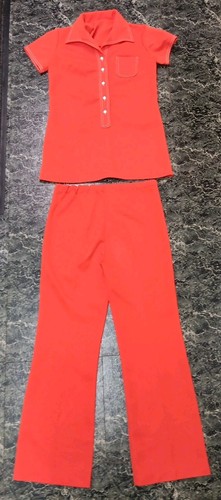 Vintage orange stewardess - vintage,