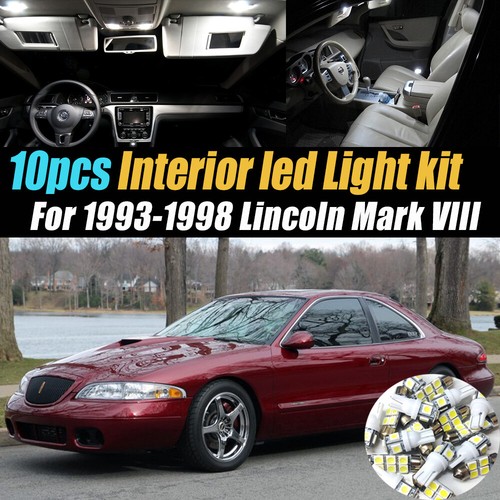 10pc car interior led super - car,