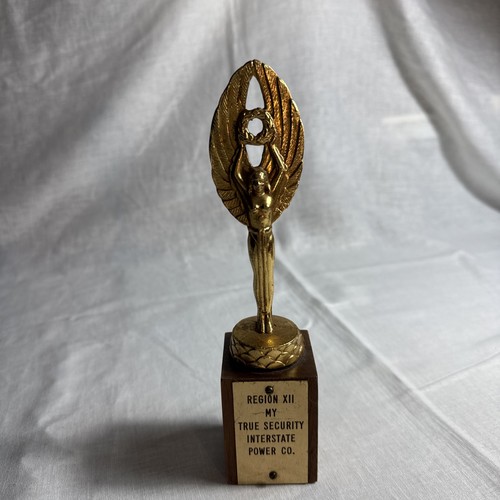 Vintage winged victory trophy - vintage,