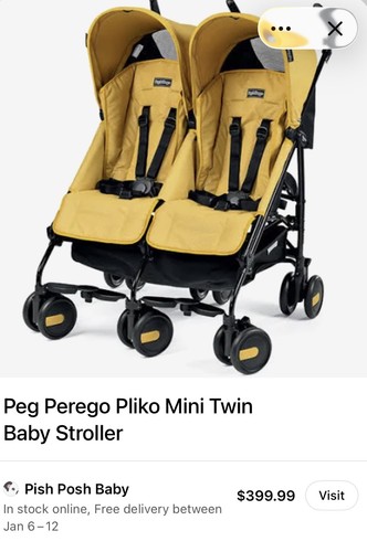 Peg perego mini - peg, double