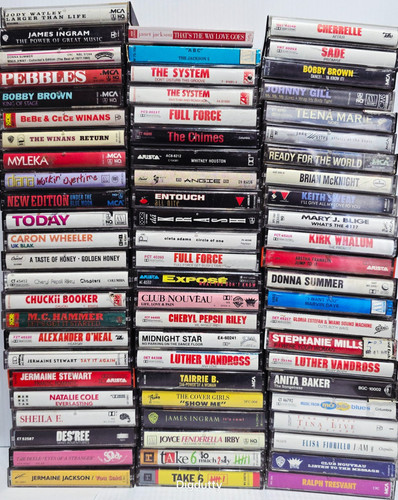 Audio cassettes tape you pick - audio,