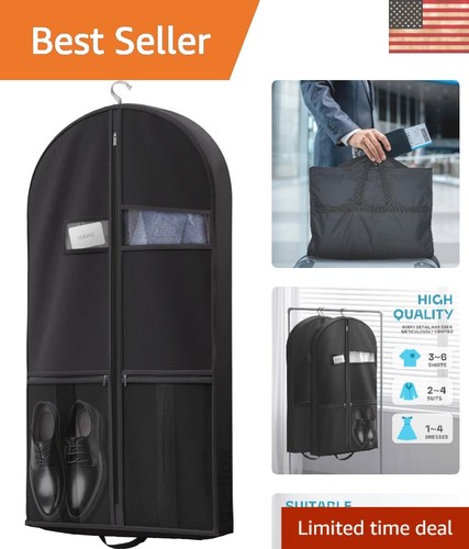 Travel garment bag with - garment,