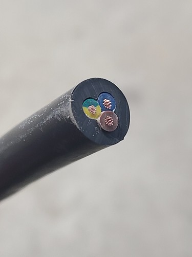 General cable black - 16/3, cable.
