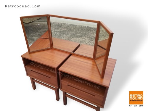 Danish modern teak tri fold - modern, tri-fold