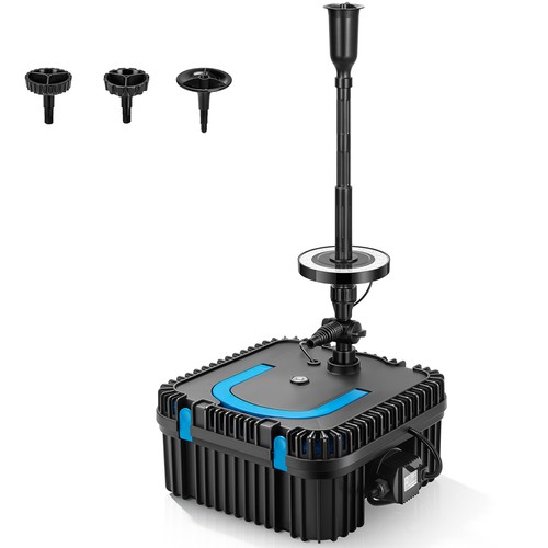690gph pond filter fountain - pond,