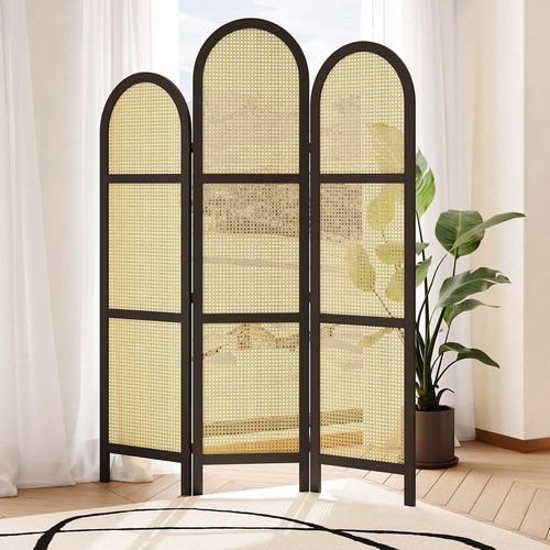 Panel hand woven rattan room - rattan,