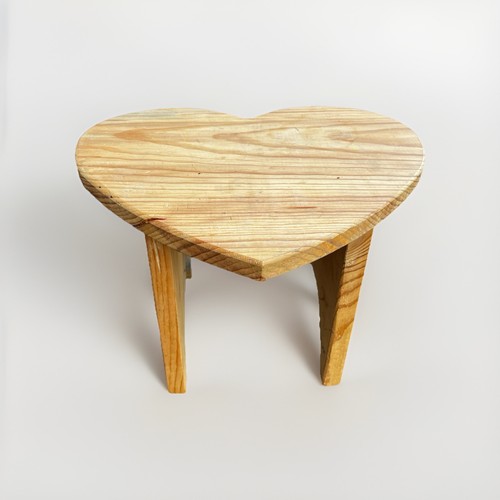 Vintage wooden heart shaped - wooden,
