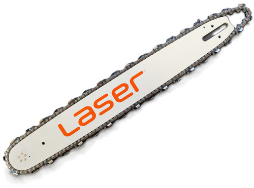 Chainsaw bar and - chainsaw, ripping