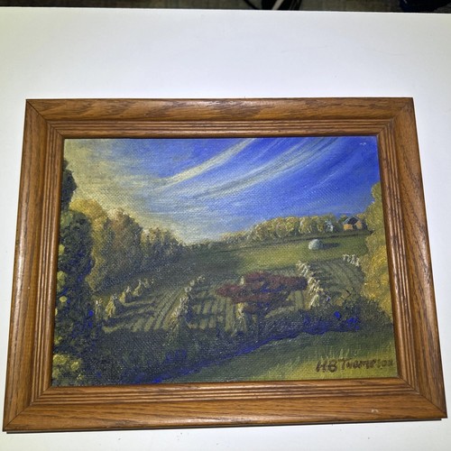 Vintage original oil painting - vintage,
