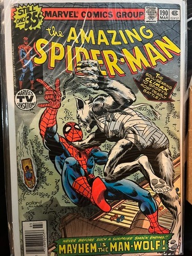 Amazing spider man 190 marvel - spider-man,