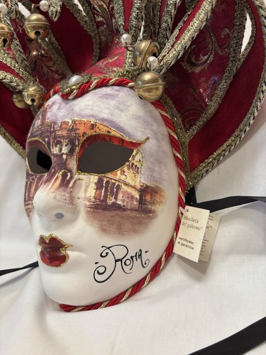Venetian jester carnival mask - venetian,