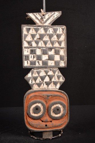 Primitive african bwa plank - a,