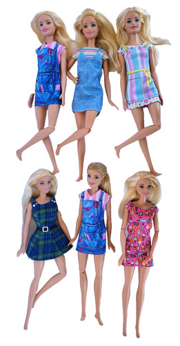 Barbie doll lot - , jointed