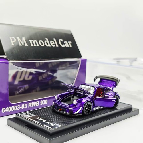 Purple porsche rwb 930 - 1:64,