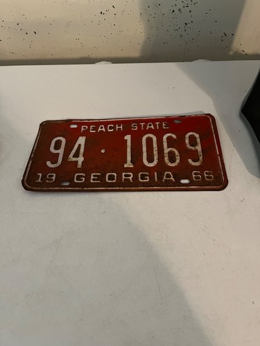 1966 license plate - 1966, ga