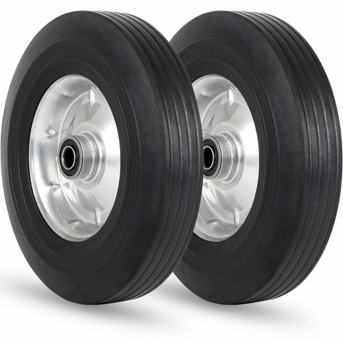 Flat free solid rubber - 10",