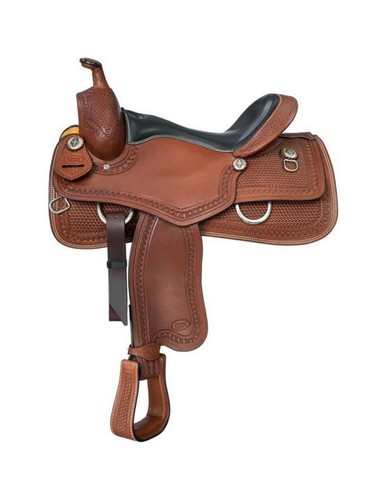 Silver royal western saddle - western,