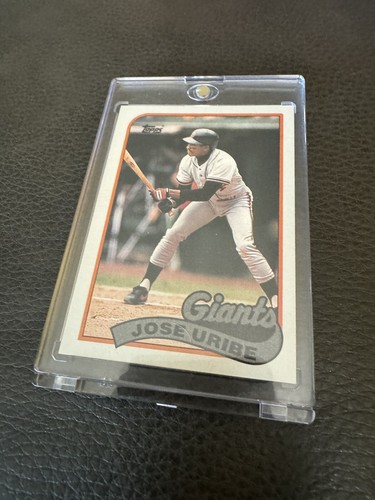 1989 topps 753 - 1989, uribe