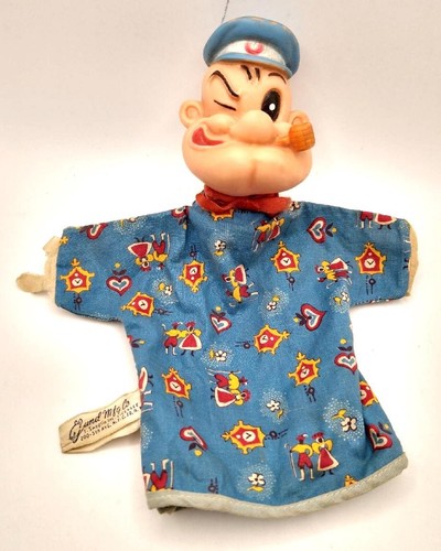 Vintage popeye hand - vintage, puppet