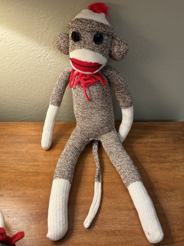 Vintage sock monkey large - vintage,