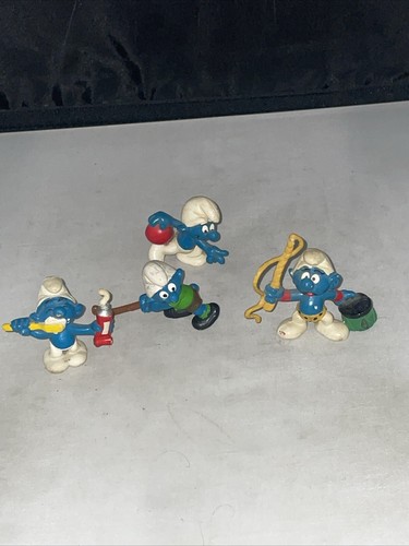 Vintage 1970 1980 smurfs - 1970's-1980's,