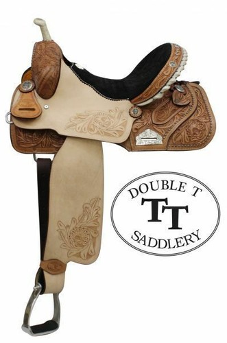 Barrel saddle double floral - barrel, t
