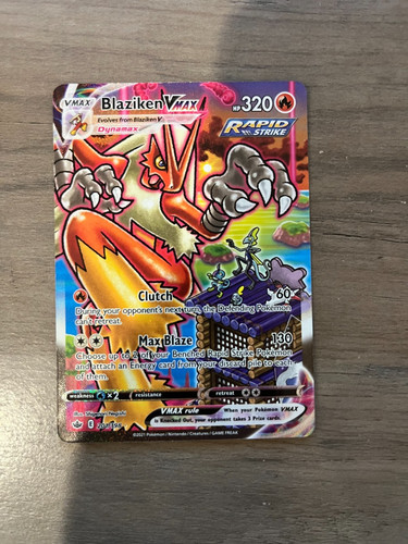 Blaziken vmax alternate art - vmax,