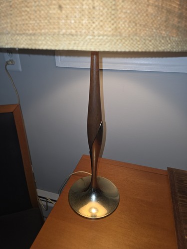 Tulip base walnut - tulip, chrome