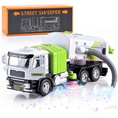 Garbage truck toy with - garbage, lights