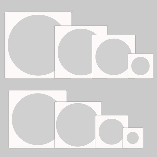 Large circle stencil for - large,