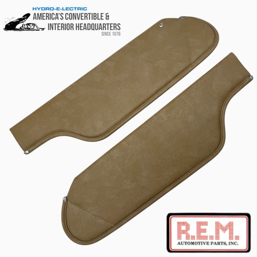 Sun visors buckskin - visors, vinyl